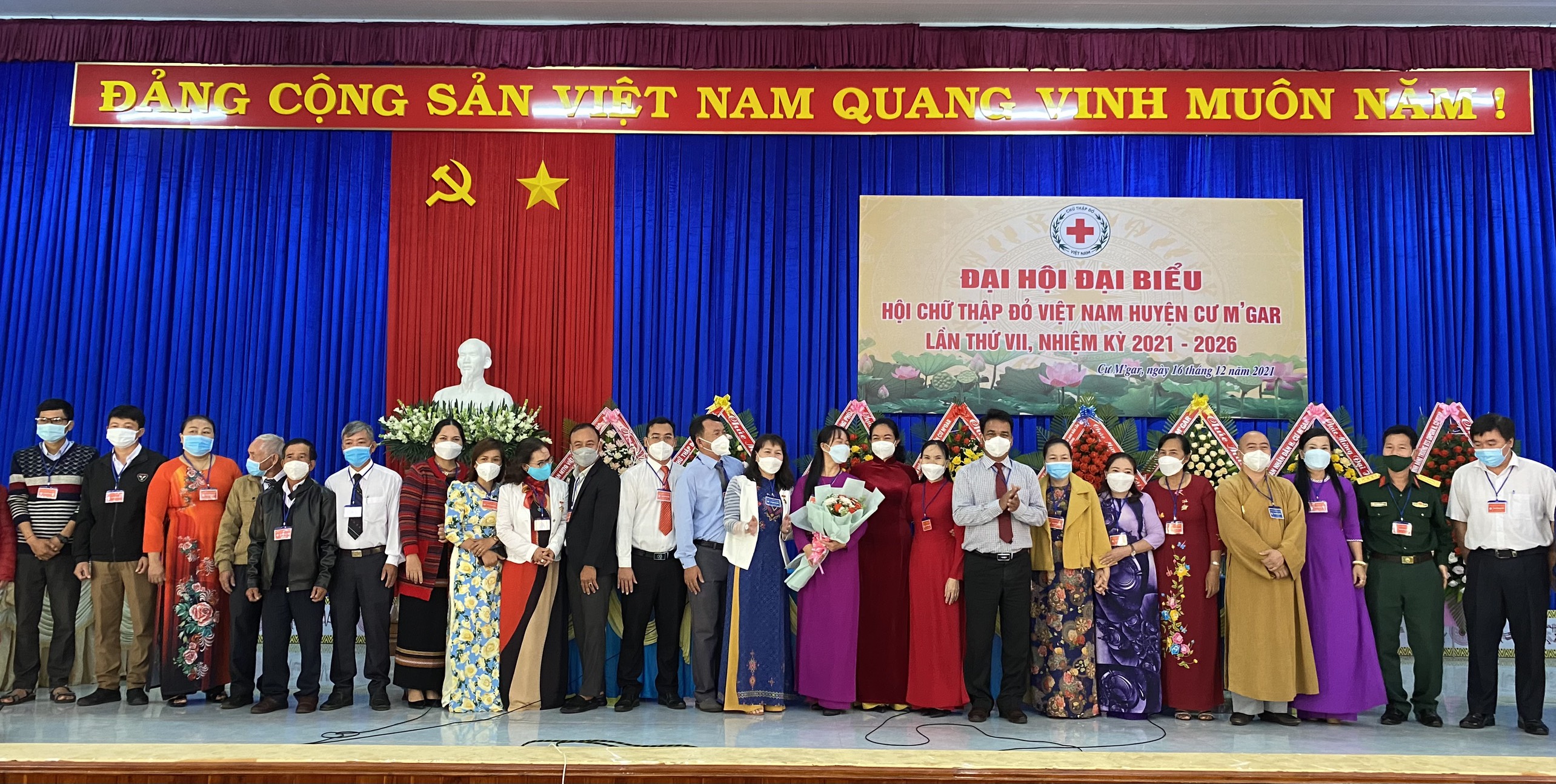 Đại hội đại biểu Hội Chữ thập đỏ huyện Čư M'gar lần thứ VI (nhiệm kỳ 2021-2026)