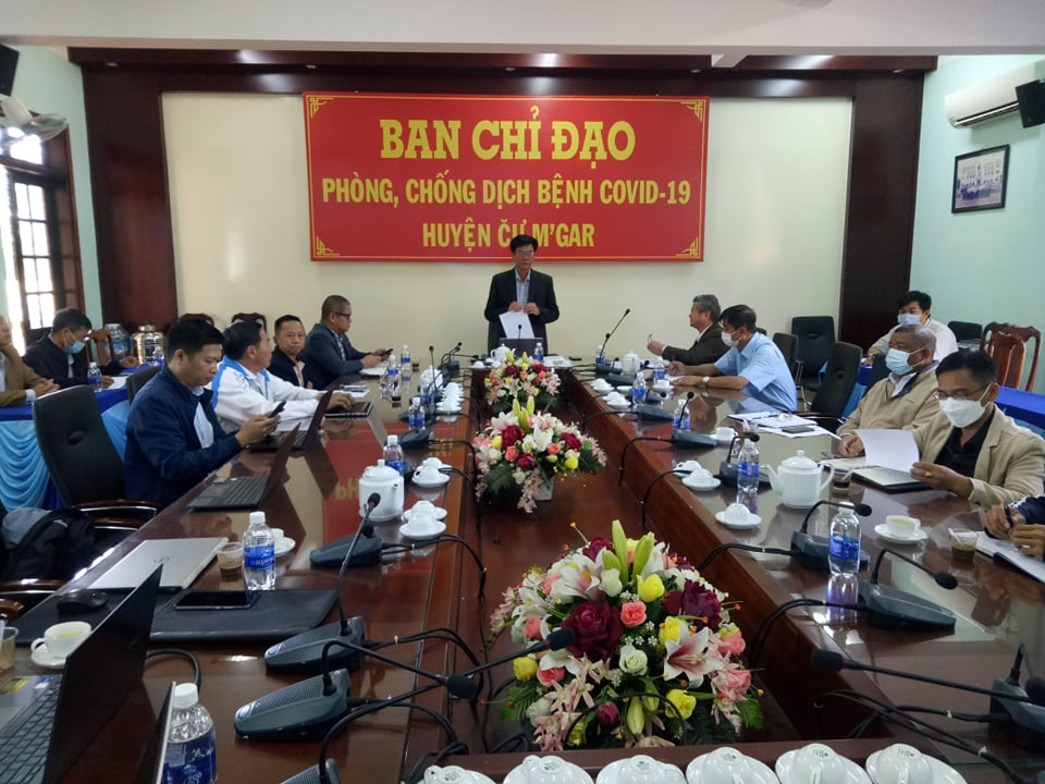 Huyện Čư M'gar làm việc với Tổ chức Sáng kiến Thương mại bền vững (IDH) - Tập đoàn Jacobs Douwe Egberts (JDE)