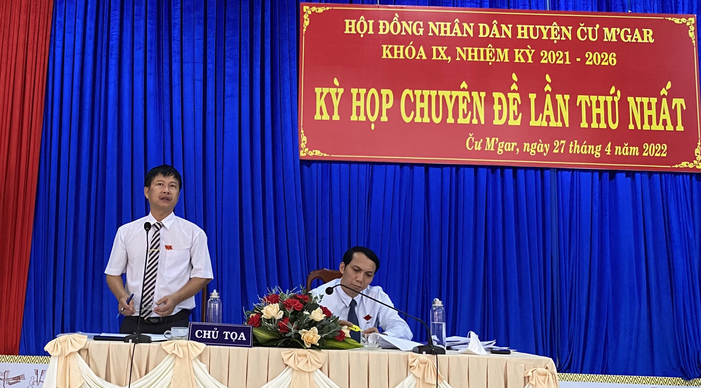 HĐND Huyện Čư M'gar tổ chức kỳ họp chuyên đề lần thứ nhất khoá IX (nhiệm kỳ 2021-2026)