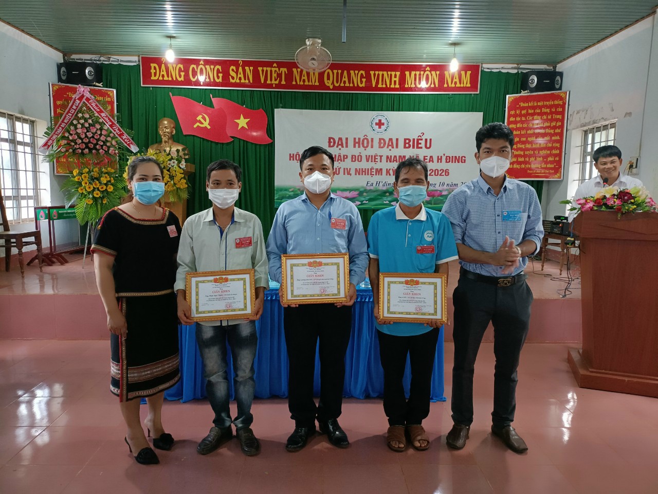 Đại hội đại biểu Hội Chữ thập đỏ xã Ea H'đing lần thứ IV (nhiệm kỳ 2021-2026)