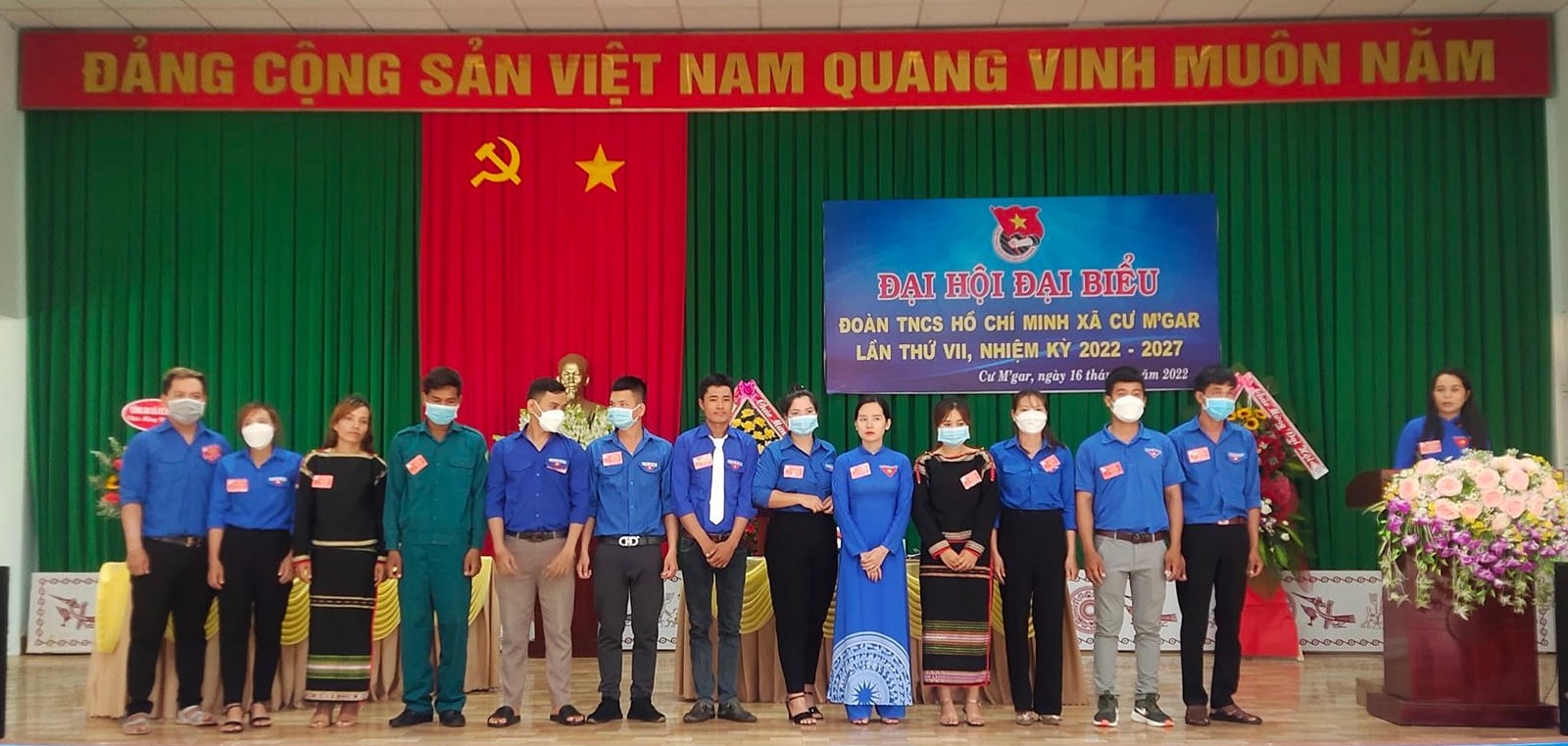 Đoàn Thanh niên xã Čư M'gar tổ chức thành công Đại hội đại biểu khóa VII nhiệm kỳ (2022-2027))