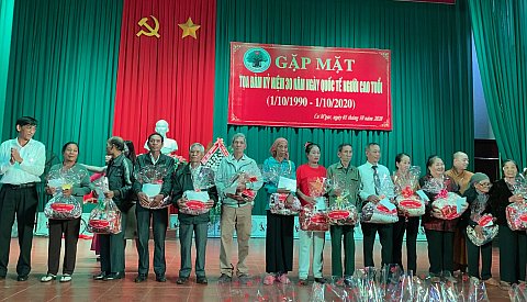 Gặp mặt, tọa đàm kỷ niệm 30 năm ngày Quốc tế Người cao tuổi