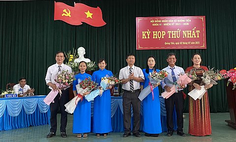 Kỳ họp thứ nhất HĐND xã Quảng Tiến khóa VI (nhiệm kỳ 2021 – 2026)