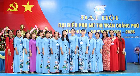 Đại hội LHPN thị trấn Quảng Phú lần thứ VI, nhiệm kỳ 2021 – 2026 thành công tốt đẹp