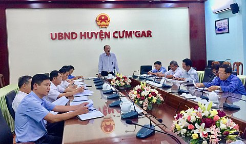 Huyện Cư M'gar tổng kết sản xuất vụ đông xuân 2018-2019, sơ kết vụ mùa 2019, triển khai kế hoạch đông xuân 2019-2020