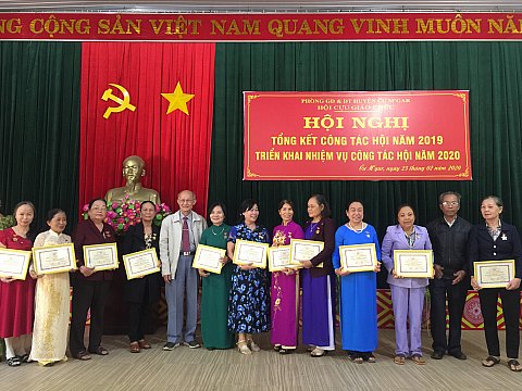 Hội Cựu giáo chức huyện Cư M'gar tổng kết công tác năm 2019 và triển khai phương hướng, nhiệm vụ năm 2020