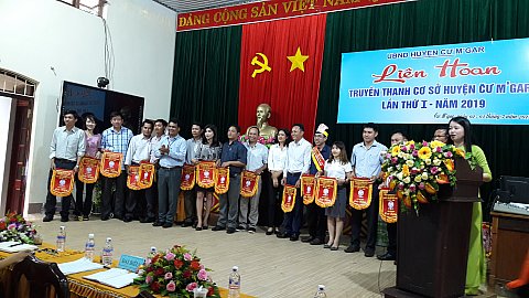 Liên hoan Truyền thanh cơ sở huyện Cư M'gar lần thứ I năm 2019 thành công tốt đẹp