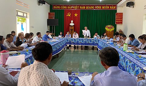 Đoàn công tác Ủy ban MTTQ Việt Nam tỉnh kiểm tra, giám sát công tác bầu cử đại biểu Quốc hội khóa XV và HĐND các cấp nhiệm kỳ 2021-2026 tại huyện Cư M’gar