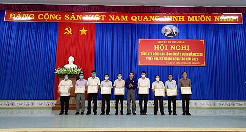 Huyện ủy Cư M'gar tổng kết công tác xây dựng Đảng năm 2020