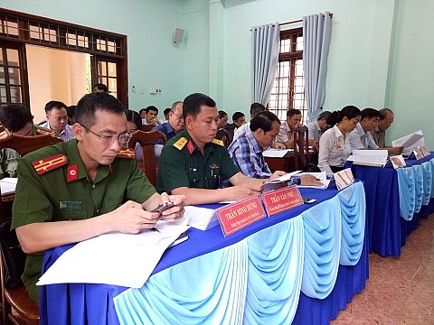 Phiên họp thứ IV Ủy ban bầu cử đại biểu HĐND huyện Cư M'gar khóa IX (nhiệm kỳ 2021-2026)