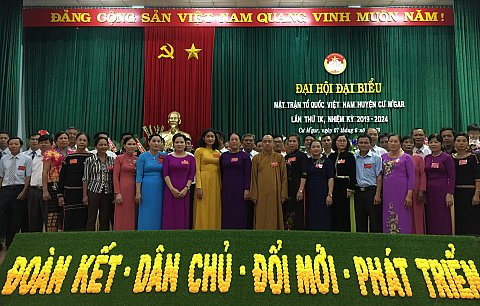 Đại hội đại biểu MTTQ Việt Nam huyện Cư M'gar lần thứ IX (nhiệm kỳ 2019-2024)