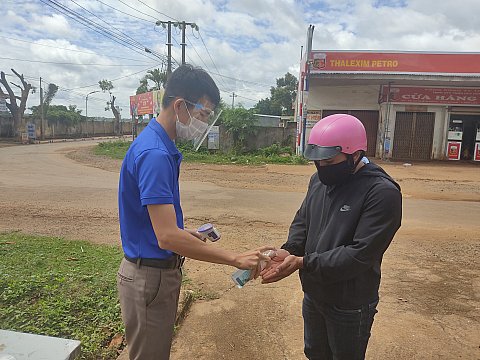 Các địa phương trong huyện chủ động thực hiện quyết liệt nhiều biện pháp phòng, chống dịch Covid-19