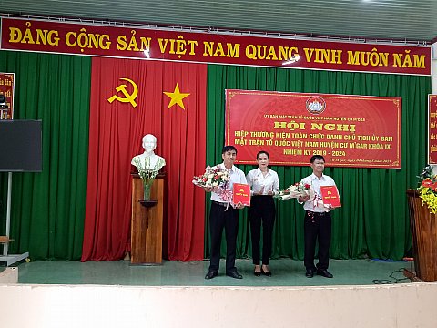 Hội nghị hiệp thương kiện toàn chức danh Chủ tịch UBMTTQ Việt Nam huyện Cư M'gar khóa IX (nhiệm kỳ 2019-2024)