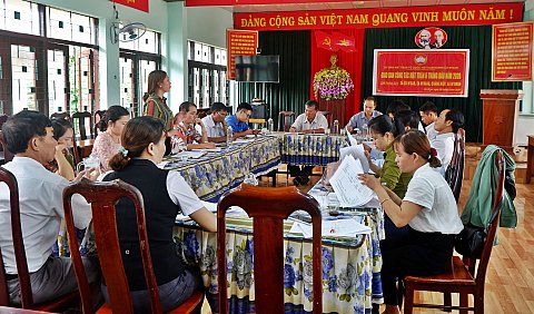 Cụm thi đua số 2 giao ban công tác Mặt trận 06 tháng đầu