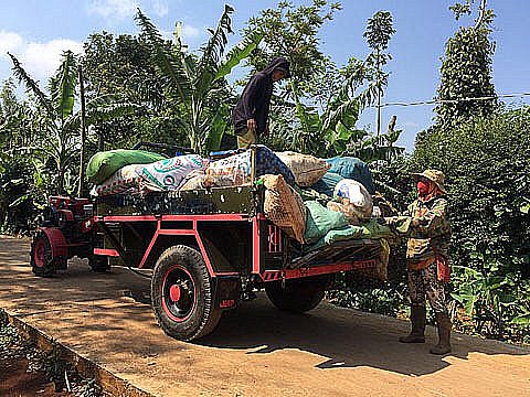 Huyện Cư M’gar: 06 xã được hỗ trợ kinh phí mua xe vận chuyển rác thải sinh hoạt