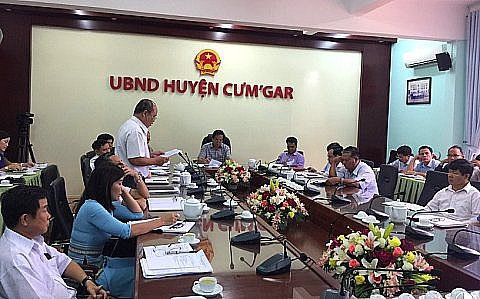 Huyện Cư M'gar tổ chức hội nghị trực tuyến sơ kết 06 tháng đầu năm 2020