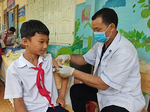 Huyện Cư M’gar nỗ lực triển khai chiến dịch tiêm chủng vắn xin uốn ván- bạch hầu (Td) giảm liều năm 2021