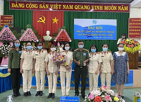 Đại hội Phụ nữ Công an huyện Cư M'gar lần thứ V (nhiệm kỳ 2021-2026)