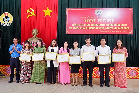 LĐLĐ huyện Cư M'gar tổng kết công tác Công đoàn năm 2019, triển khai phương hướng nhiệm vụ 2020