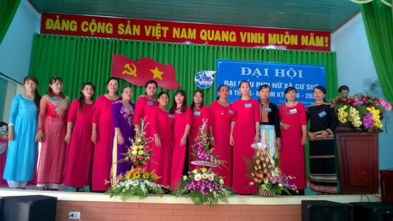 Hôi Phụ nữ xã Cư Suê đại hội đại biểu làn thứ VIII, nhiệm kỳ 2016 – 2021