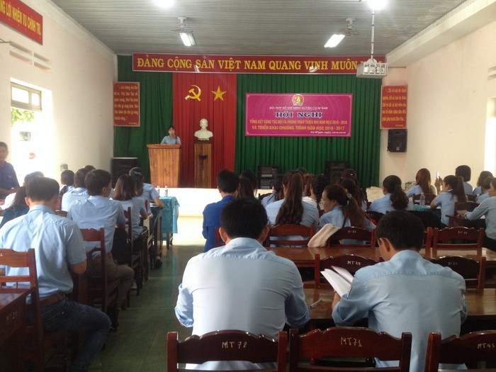 Tổng kết công tác Đội và phong trào thiếu nhi năm học 2015 – 2016