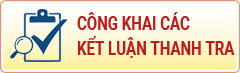 Công khai các kết luận thanh tra