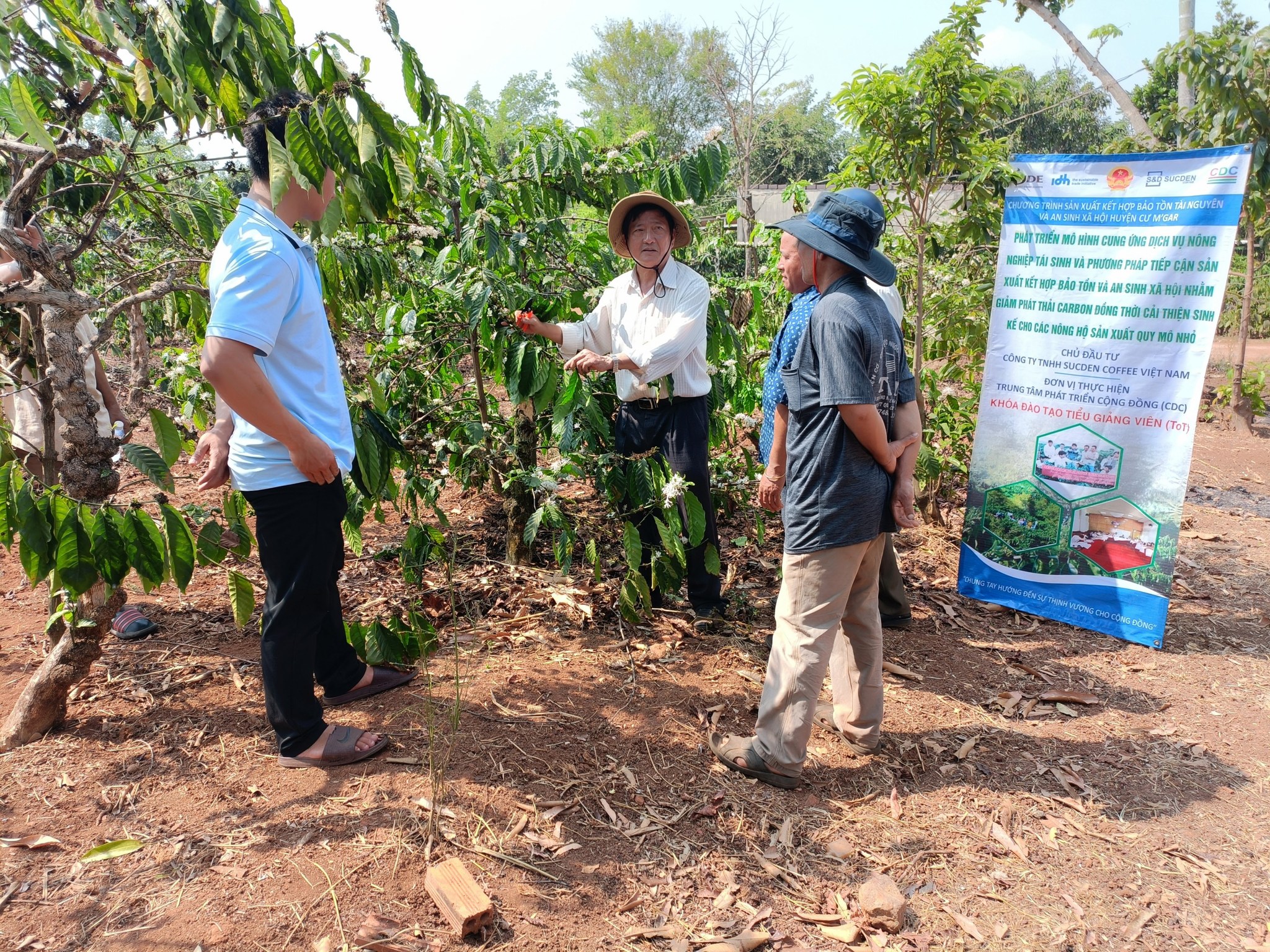 Công ty Sucden Coffee Việt Nam  triển khai nhiều hoạt động hỗ trợ nông dân xã Čư M'gar thực hiện Chương trình Compact Čư M'gar