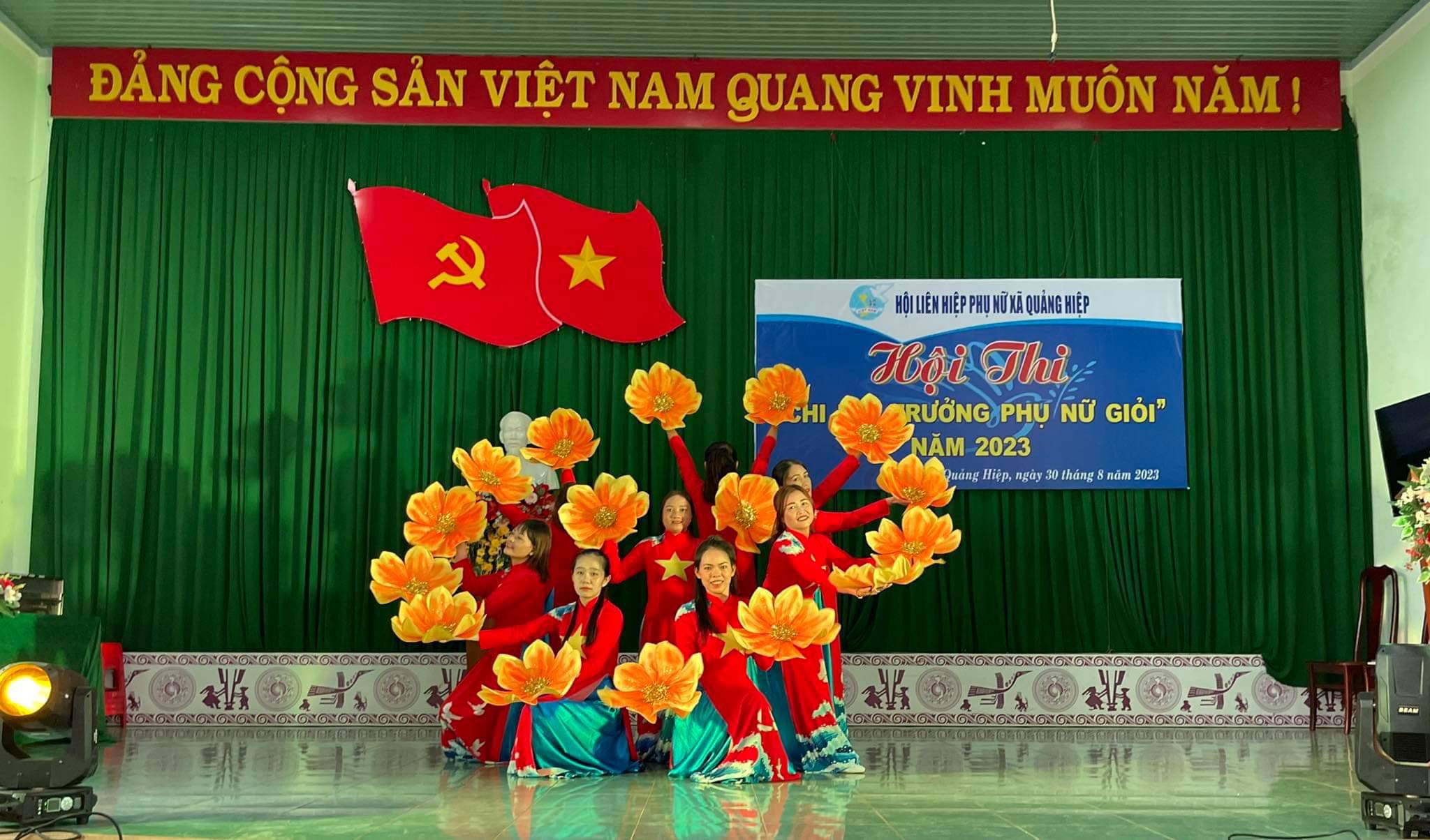 Hội LHPN xã Quảng Hiệp tổ chức thành công hội thi “Chi hội trưởng Phụ nữ giỏi năm 2023”