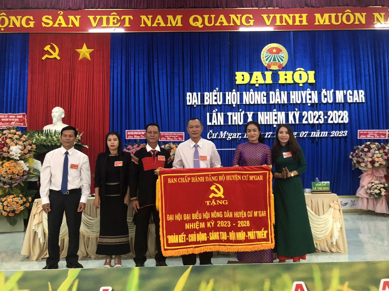 TĐại hội đại biểu Hội nông dân huyện Čư M'gar lần thứ X (nhiệm kỳ 2023-2028) thành công tốt đẹp