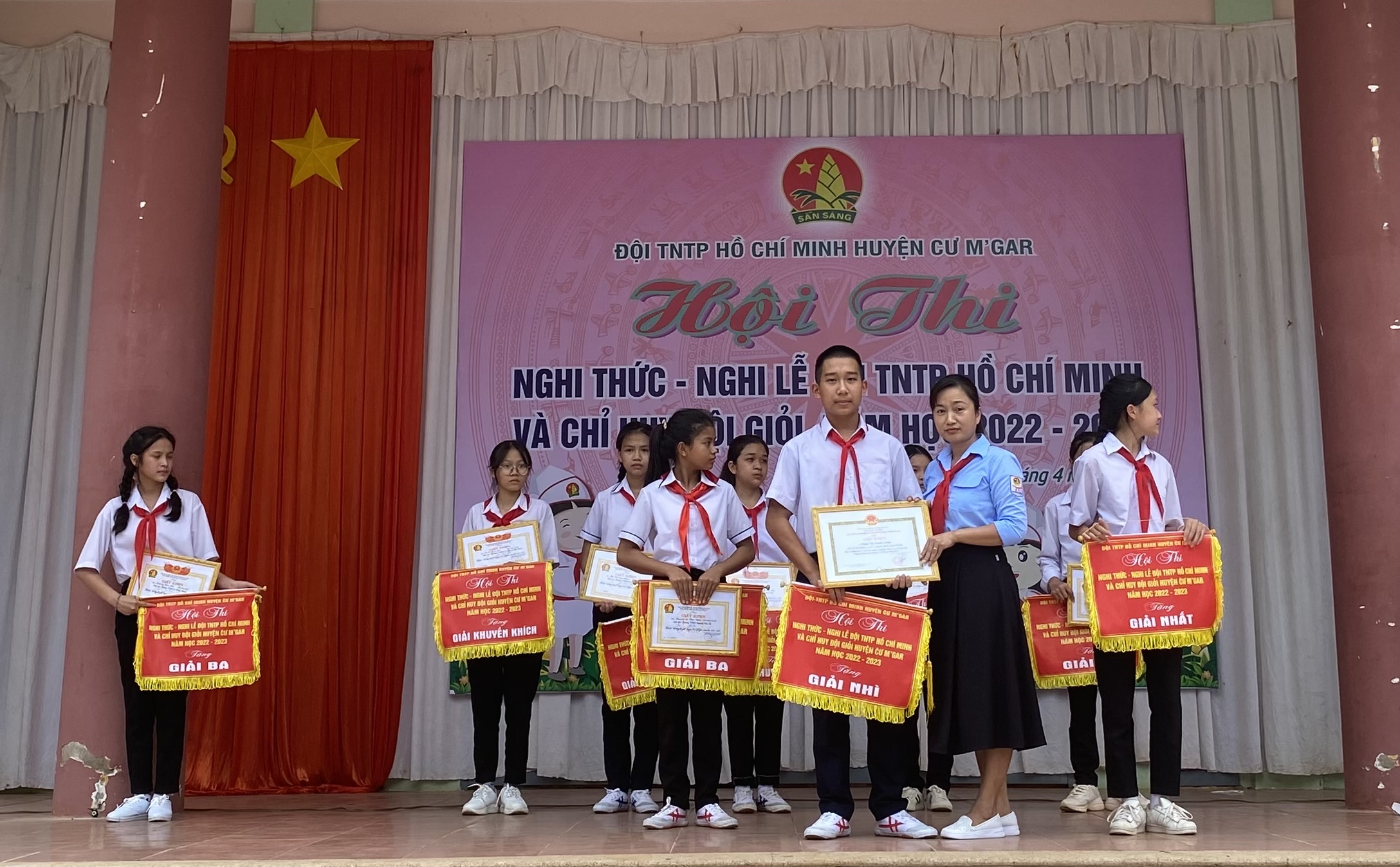 Hội thi “Nghi thức – Nghi lễ Đội TNTP Hồ Chí Minh và Chỉ huy đội giỏi” huyện Čư M'gar năm học 2022-2023