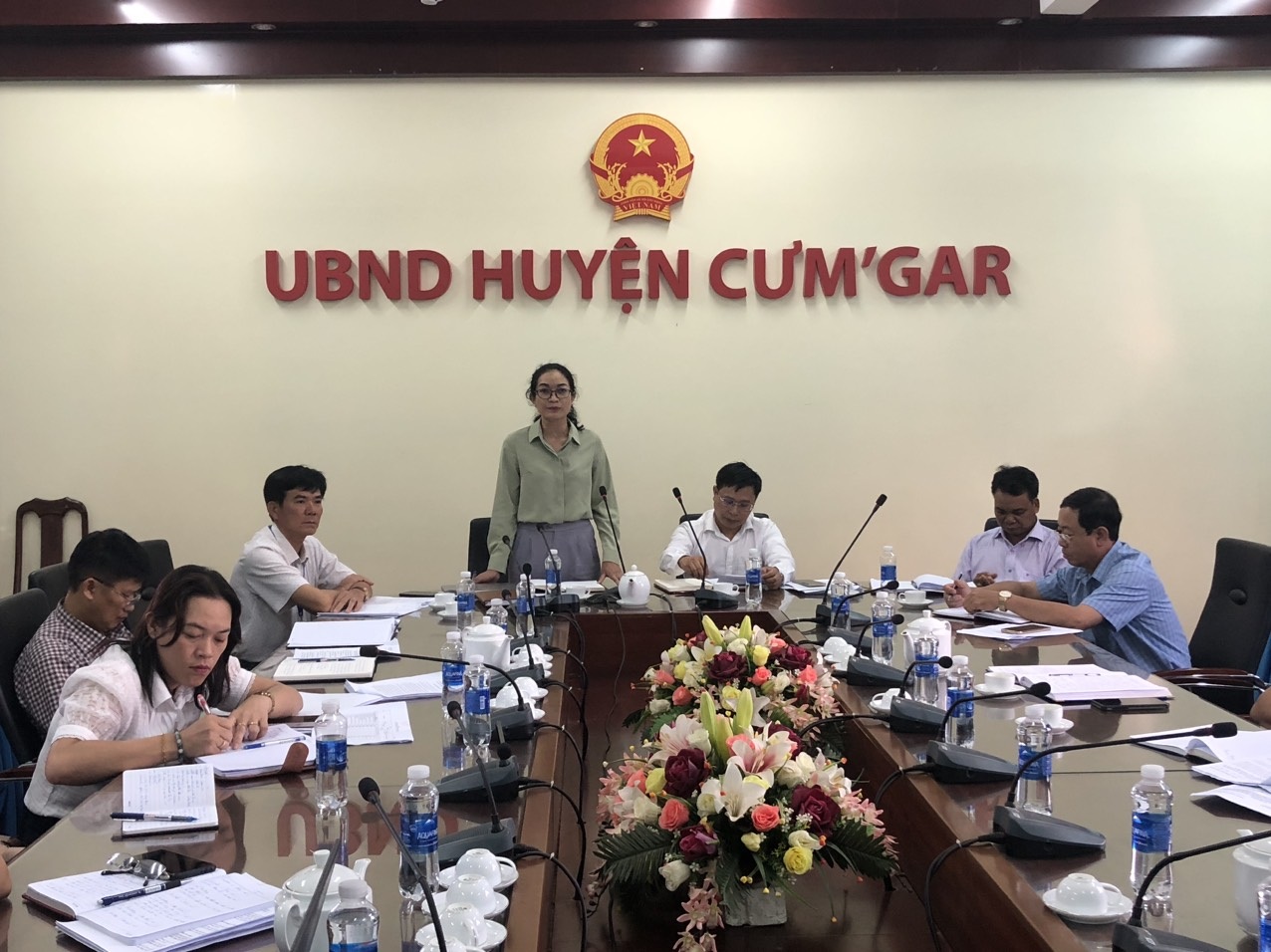 UBND huyện Cư M’gar sơ kết công tác 6 tháng đầu năm, triển khai nhiệm vụ 6 tháng cuối năm 2023