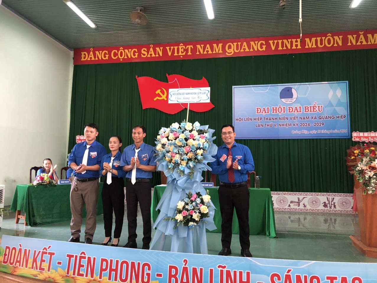 Đại hội Hội LHTN Việt Nam xã Quảng Hiệp lần thứ V  (nhiệm kỳ 2024-2029) thành công tốt đẹp