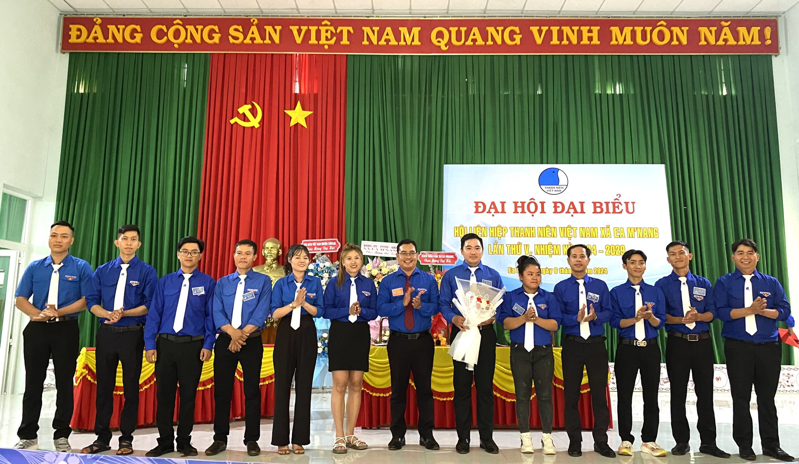 Đại hội đại biểu Hội LHTN xã Ea M'nang  lần thứ V (nhiệm kỳ 2024-2029)