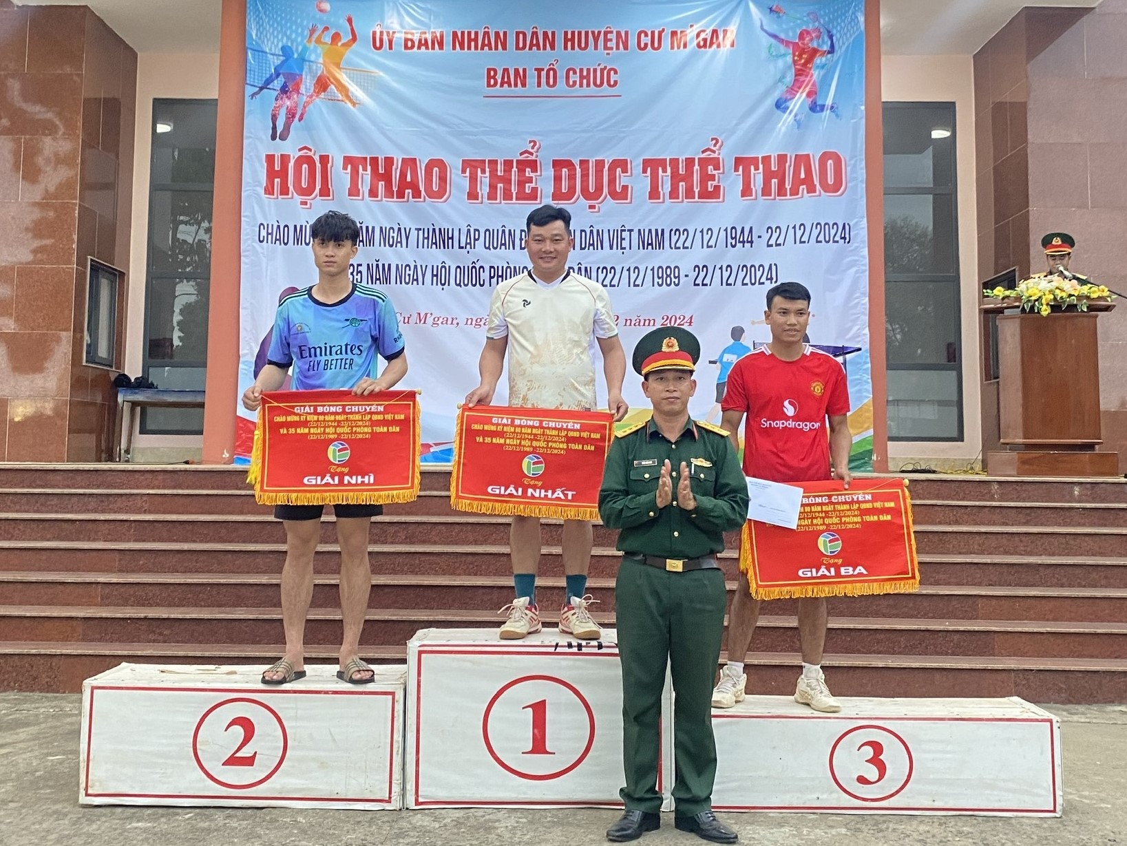 Bế mạc hội thao thể dục thể thao chào mừng kỷ niệm 80 năm Ngày thành lập Quân đội Nhân dân Việt Nam