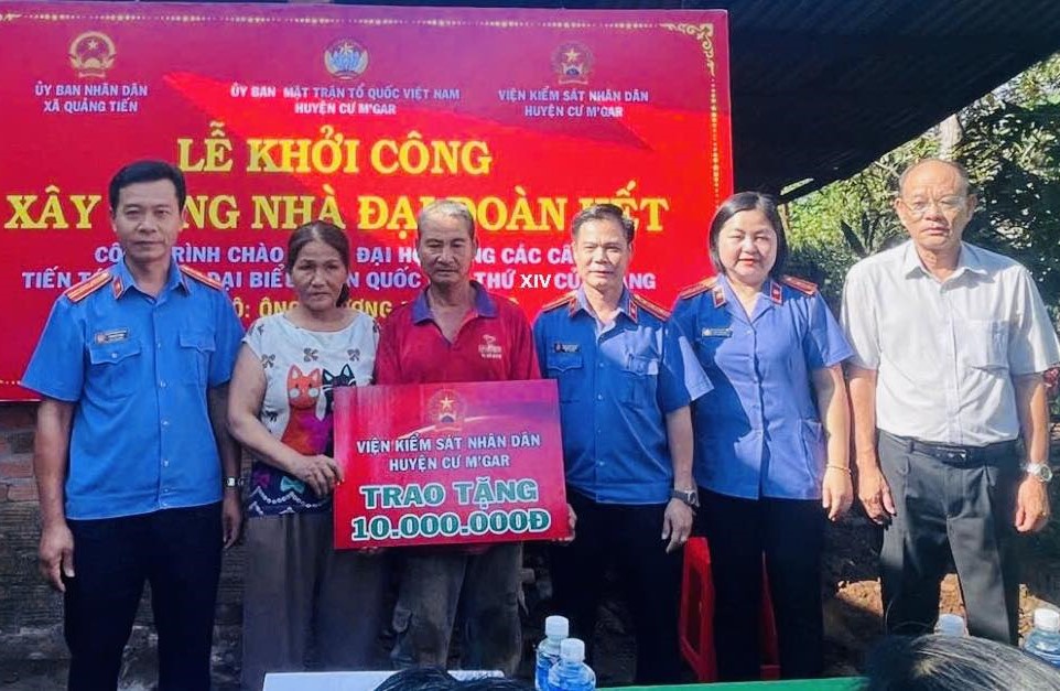 Xã Quảng Tiến khởi công xây dựng nhà ở cho gia đình có hoàn cảnh khó khăn ở thôn Tiến Thịnh