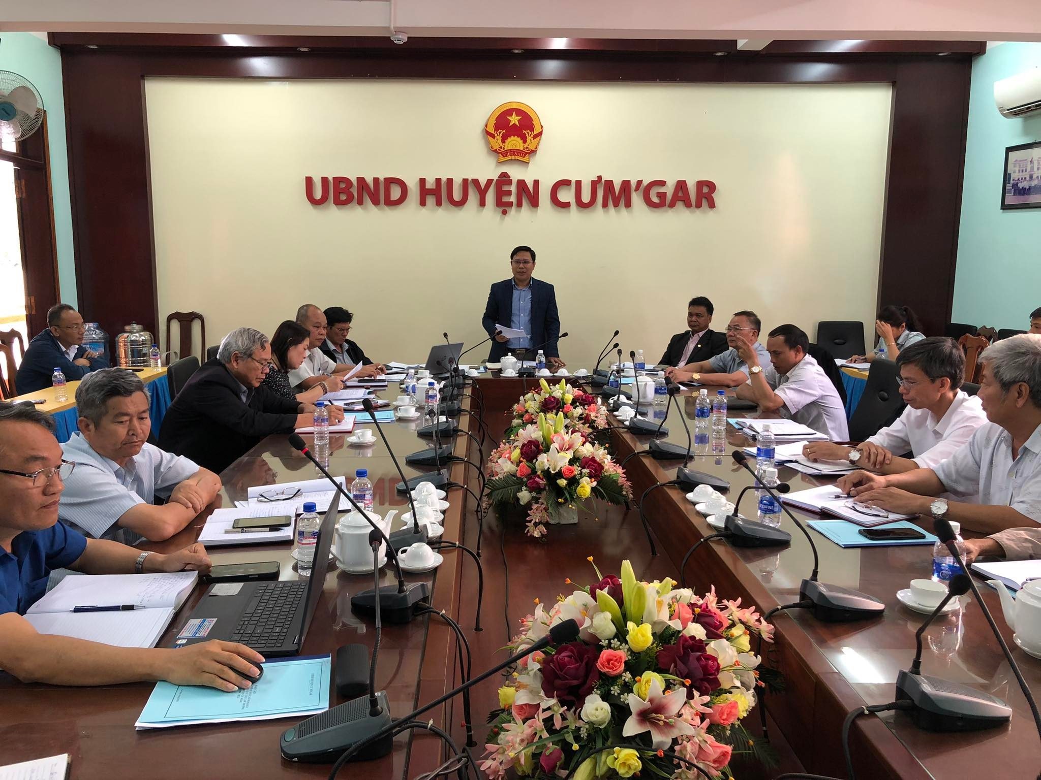 UBND huyện Čư M'gar giao ban tháng 02/2023