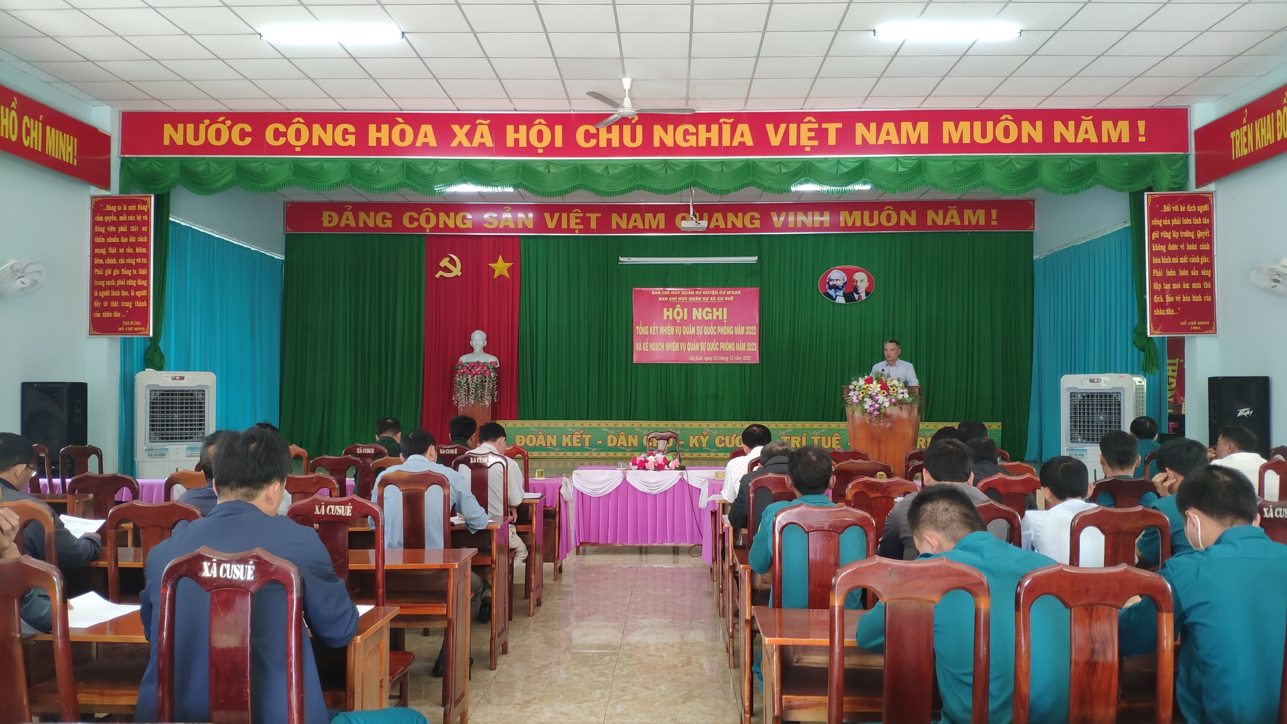 Hội nghị tổng kết công tác quân sự, quốc phòng năm 2022 và triển khai phương hướng, nhiệm vụ quân sự, quốc phòng năm 2023