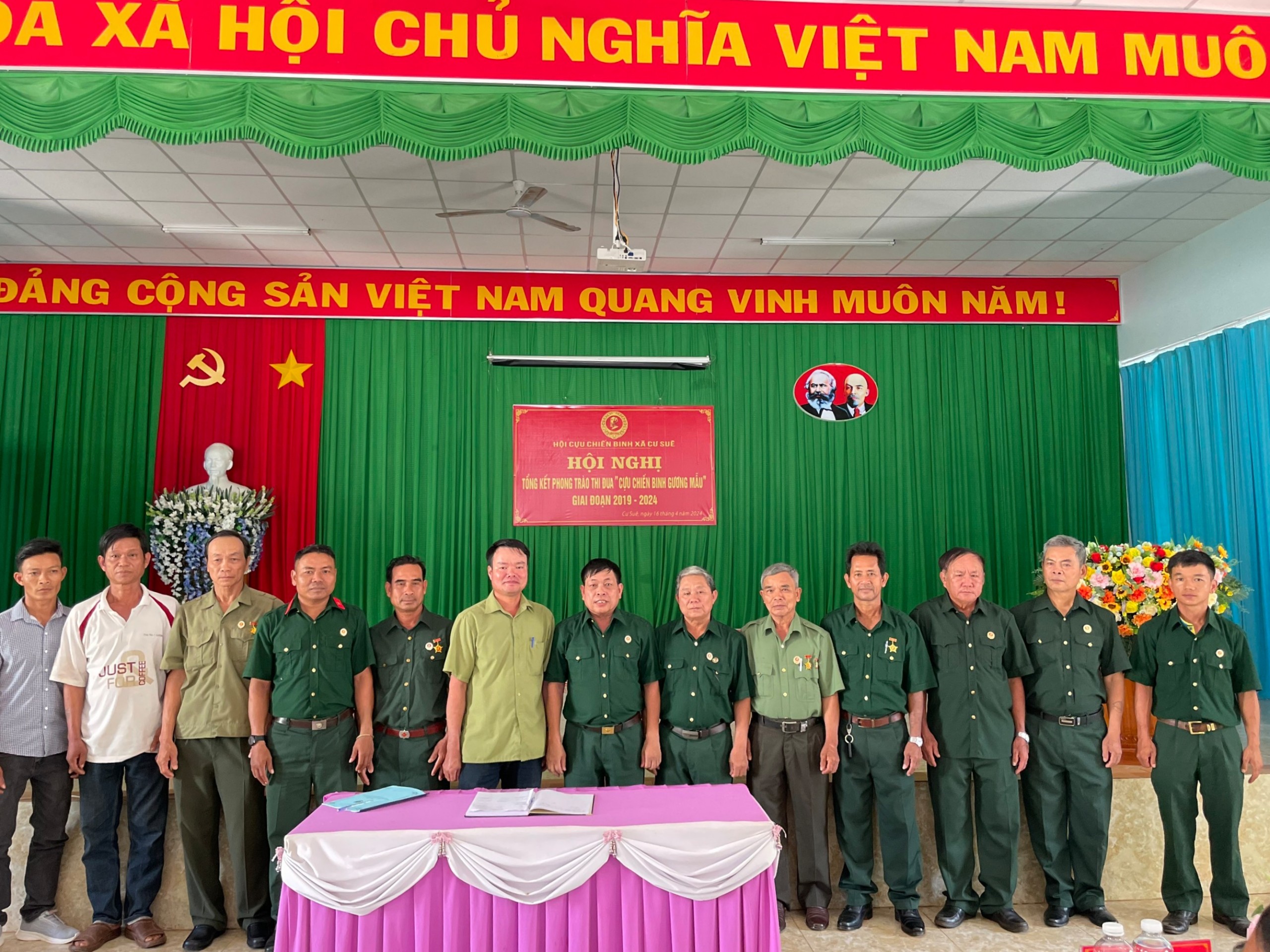 Hội CCB xã Cư Suê tổng kết phong trào thi đua "Cựu chiến binh gương mẫu" giai đoạn 2019-2024