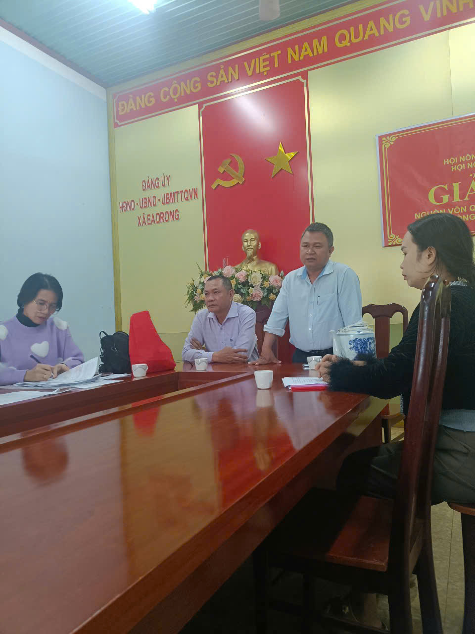 Hội Nông dân xã triển khai chính sách vay vốn cho đối tượng hộ nghèo, hộ cận nghèo