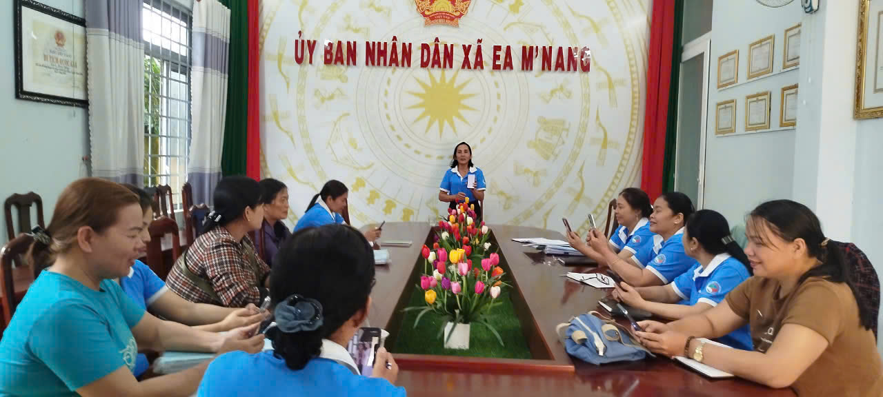 Chủ tịch hội phụ nữ xã Ea M’nang tâm huyết với vốn tín dụng chính sách