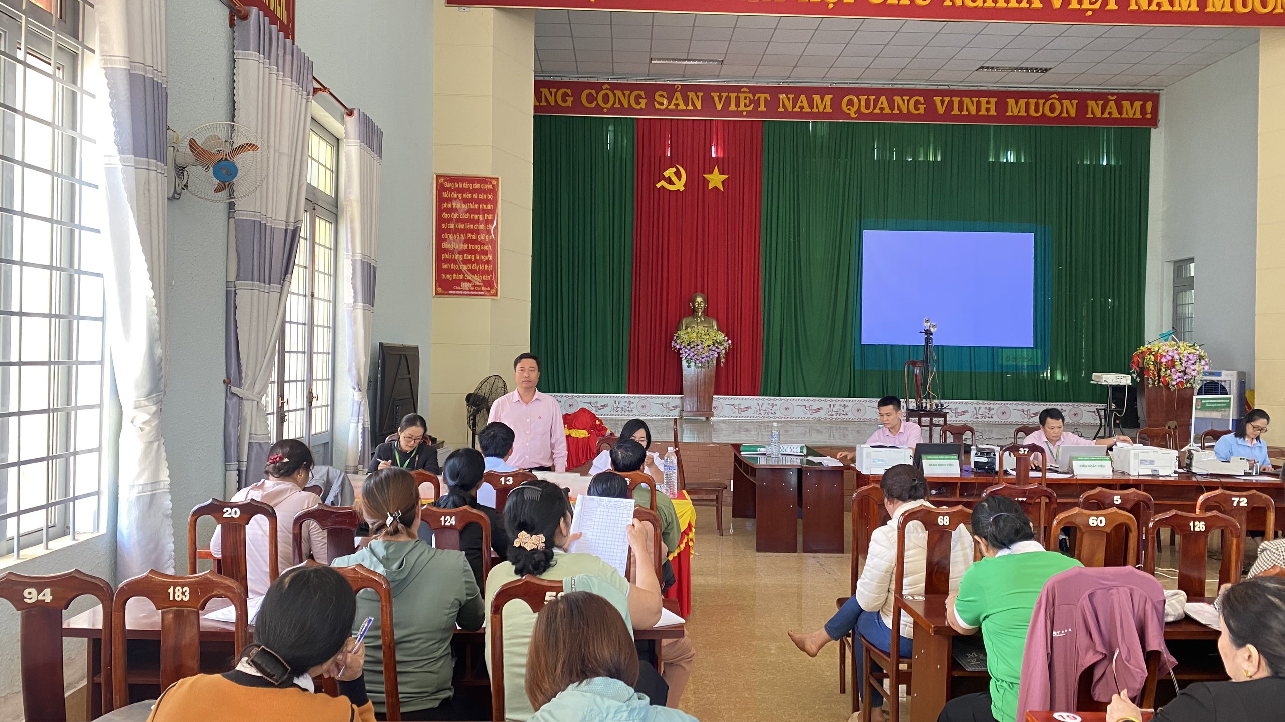 NGÂN HÀNG CHÍNH SÁCH XÃ HỘI HUYỆN CƯ M'GAR GIAO BAN ĐẦU NĂM 2024