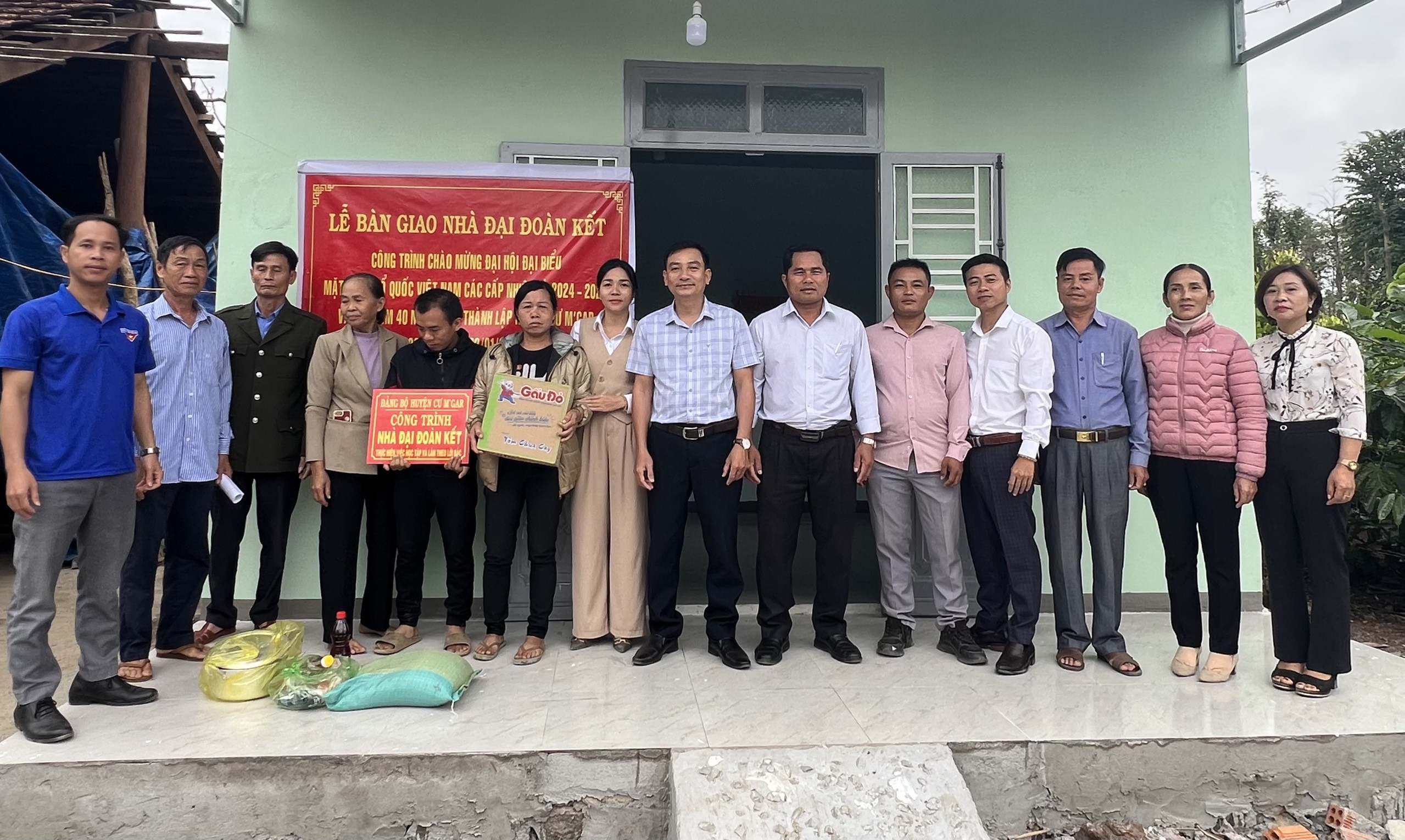 CHƯƠNG TRÌNH BUỔI LỄ BÀN GIAO NHÀ ĐẠI ĐOÀN KẾT 