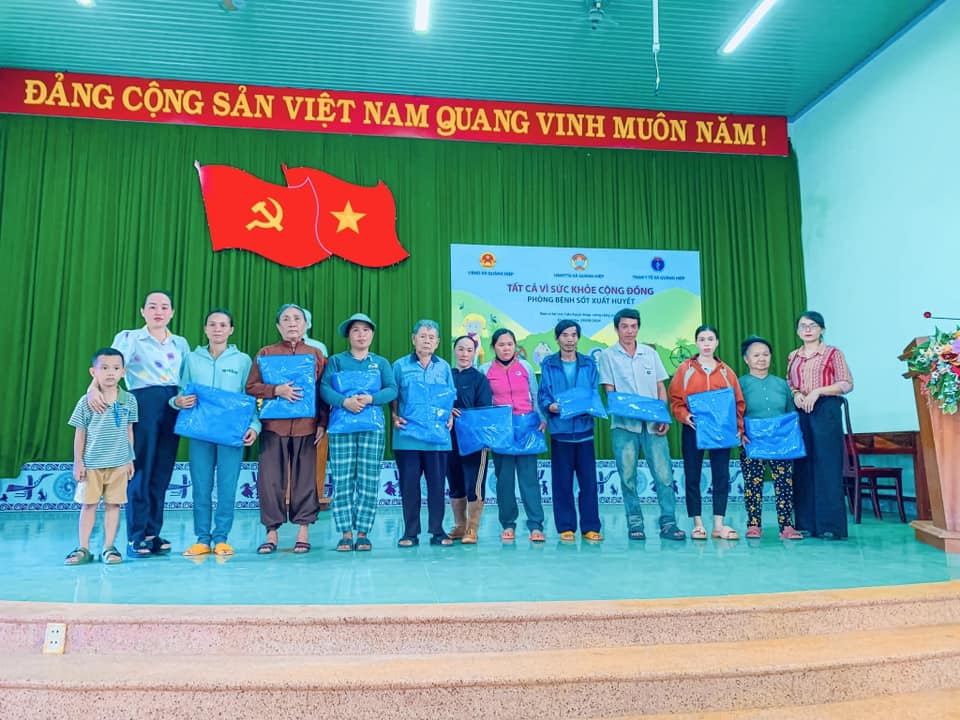 xã Quảng Hiệp phối hợp tổ chức chương trình tuyên truyền bệnh sốt xuất huyết ” vì sức khoẻ cộng đồng”&nbsp;