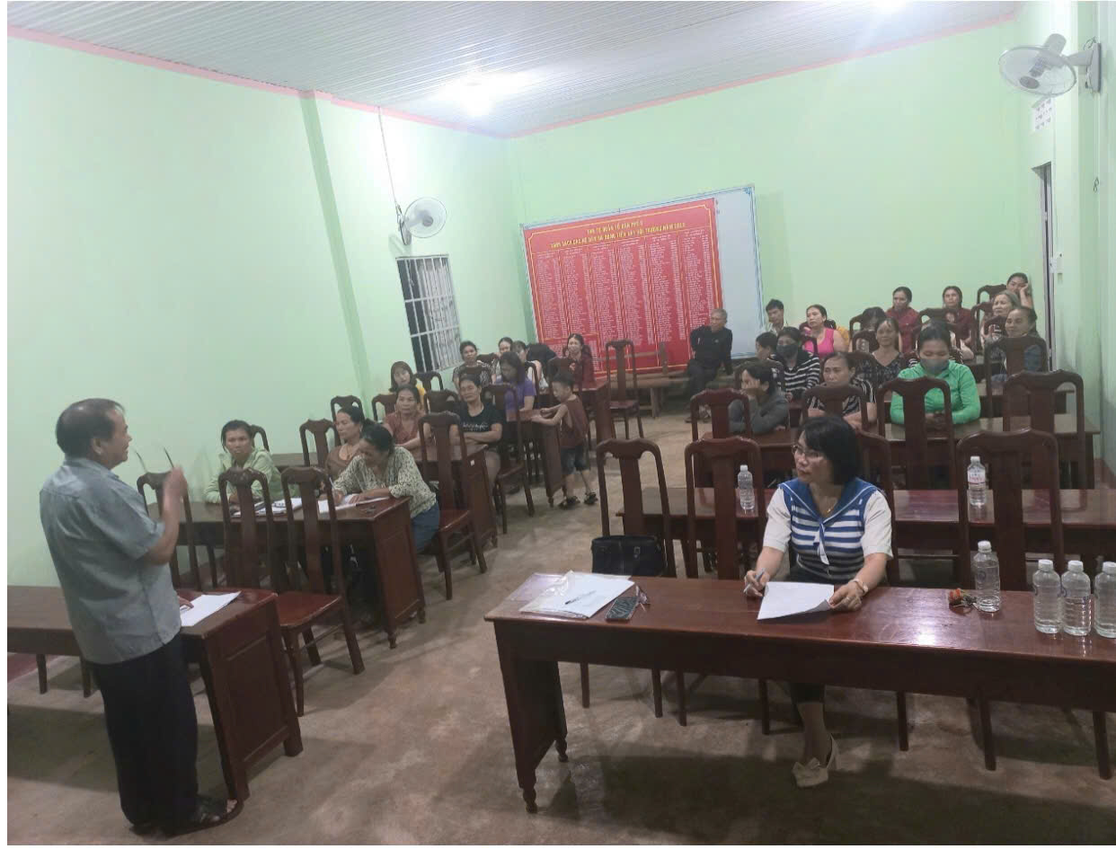 Tổ TK &amp; VV làm tốt công tác sinh hoạt định kỳ và thu lãi tập trung