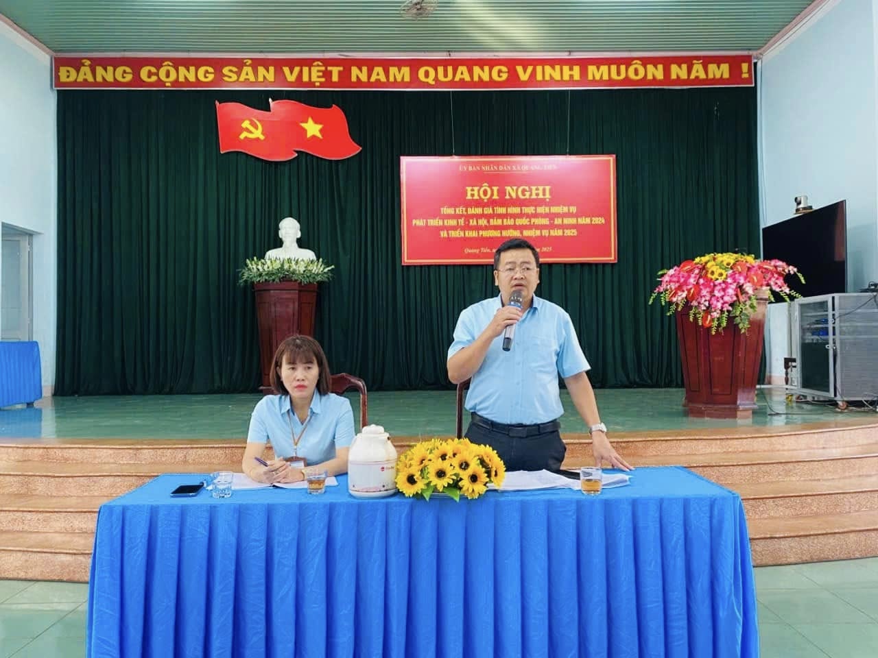 Hội nghị tổng kết đánh giá tình hình thực hiện nhiệm vụ phát triển kinh tế - xã hội, đảm bảo quốc phòng - an ninh năm 2024, triển khai phương hướng, nhiệm vụ năm 2025