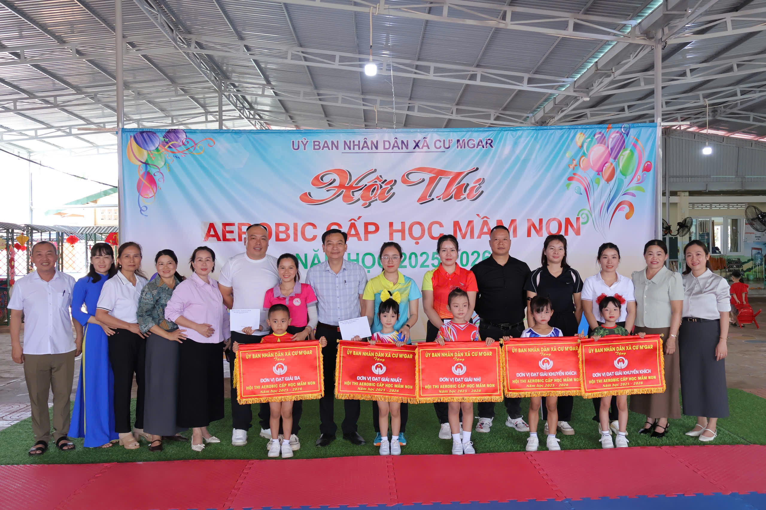Hội thi Aerobic cấp học mầm non xã Cư M’gar năm học 2025–2026