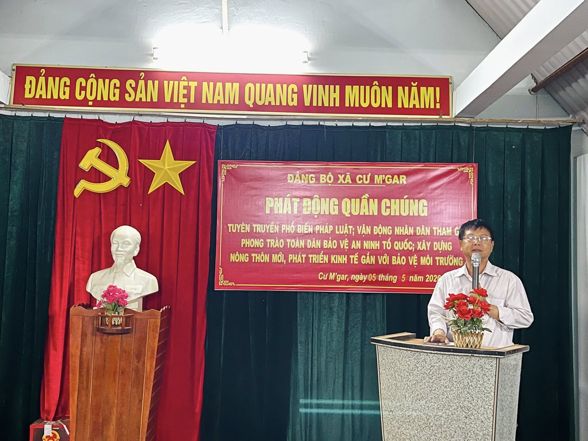 ĐẢNG BỘ XÃ CƯ M’GAR TỔ CHỨC PHÁT ĐỘNG QUẦN CHÚNG