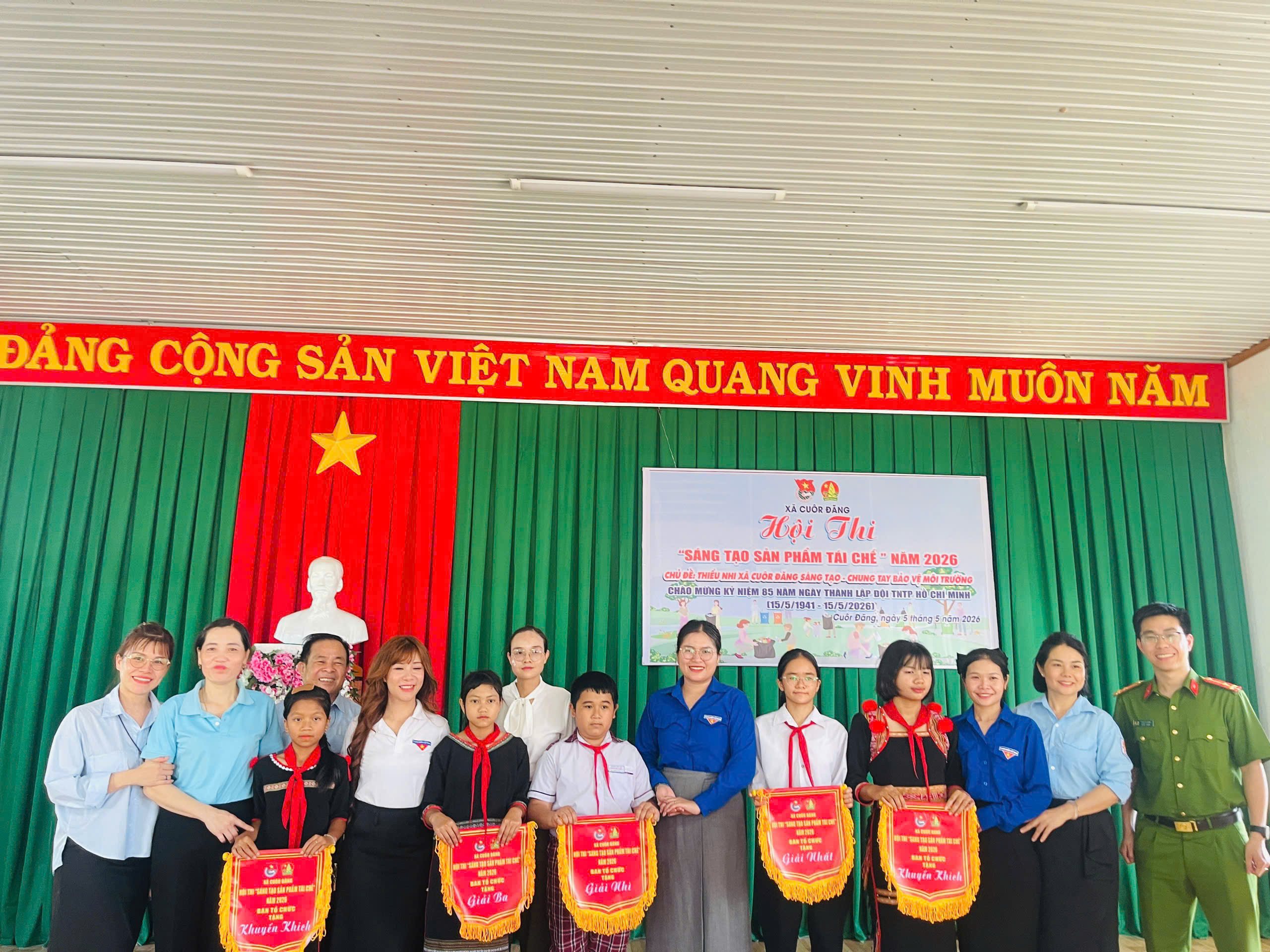 Hội thi “Sáng tạo sản phẩm tái chế” năm 2026 nhằm mừng kỷ niệm 85 năm Ngày thành lập Đội TNTP Hồ Chí Minh (15/5/1941 – 15/5/2026)