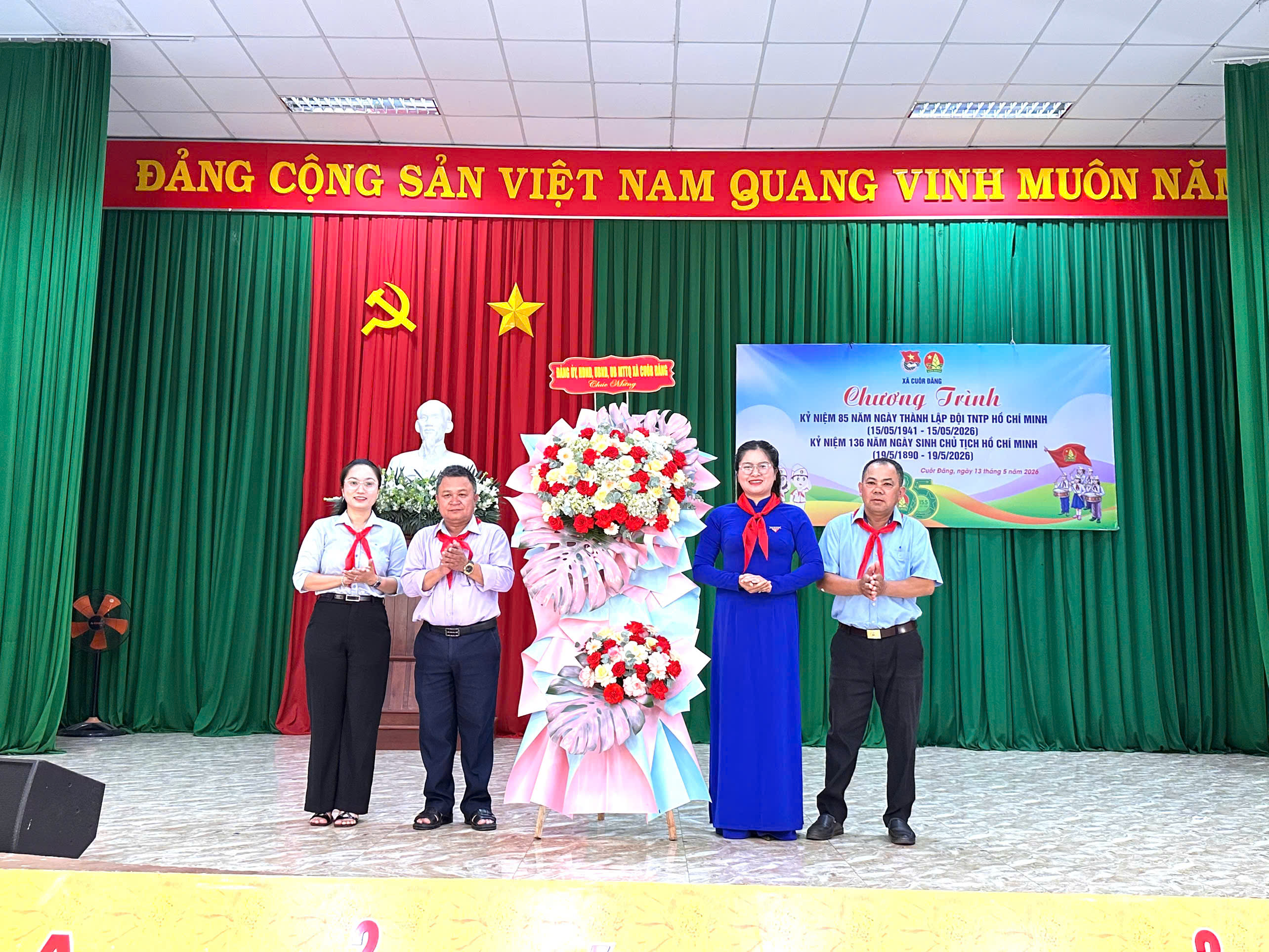 Chương trình kỷ niệm 85 năm ngày thành lập Đội TNTP Hồ Chí Minh (15/05/1941 – 15/05/2026) và kỷ niệm 136 năm ngày sinh Chủ tịch Hồ Chí Minh (19/05/1890 – 19/05/2026).