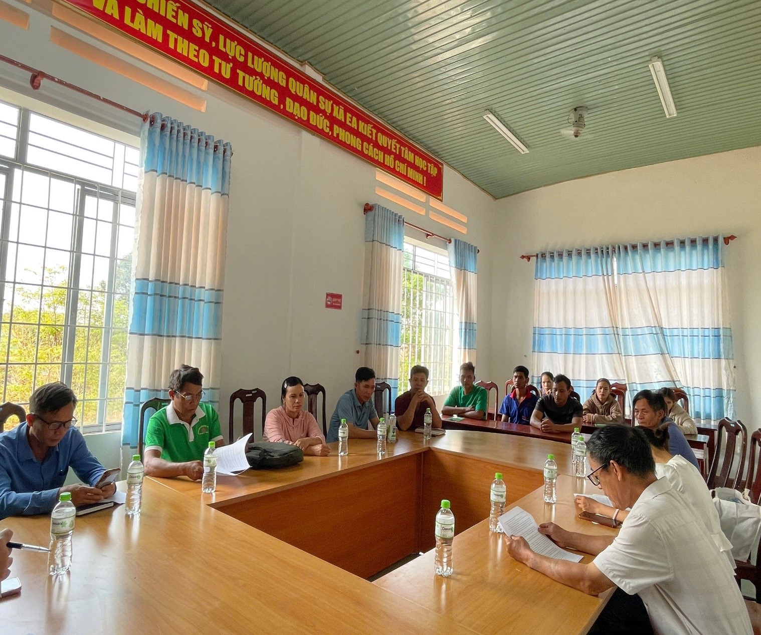CÔNG TÁC KIỂM TRA, GIÁM SÁT CÁC TỔ TIẾT KIỆM VÀ VAY VỐN NGÂN HÀNG CHÍNH SÁCH XÃ HỘI CỦA HỘI LHPN XÃ EA KIẾT